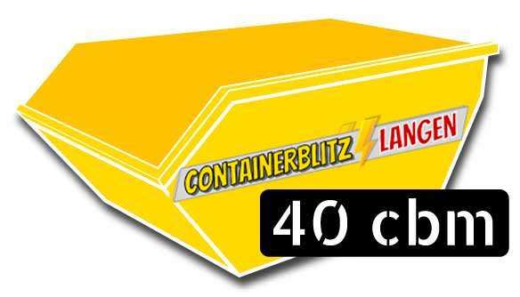 Containergröße 40 cbm | ARM Containerdienst