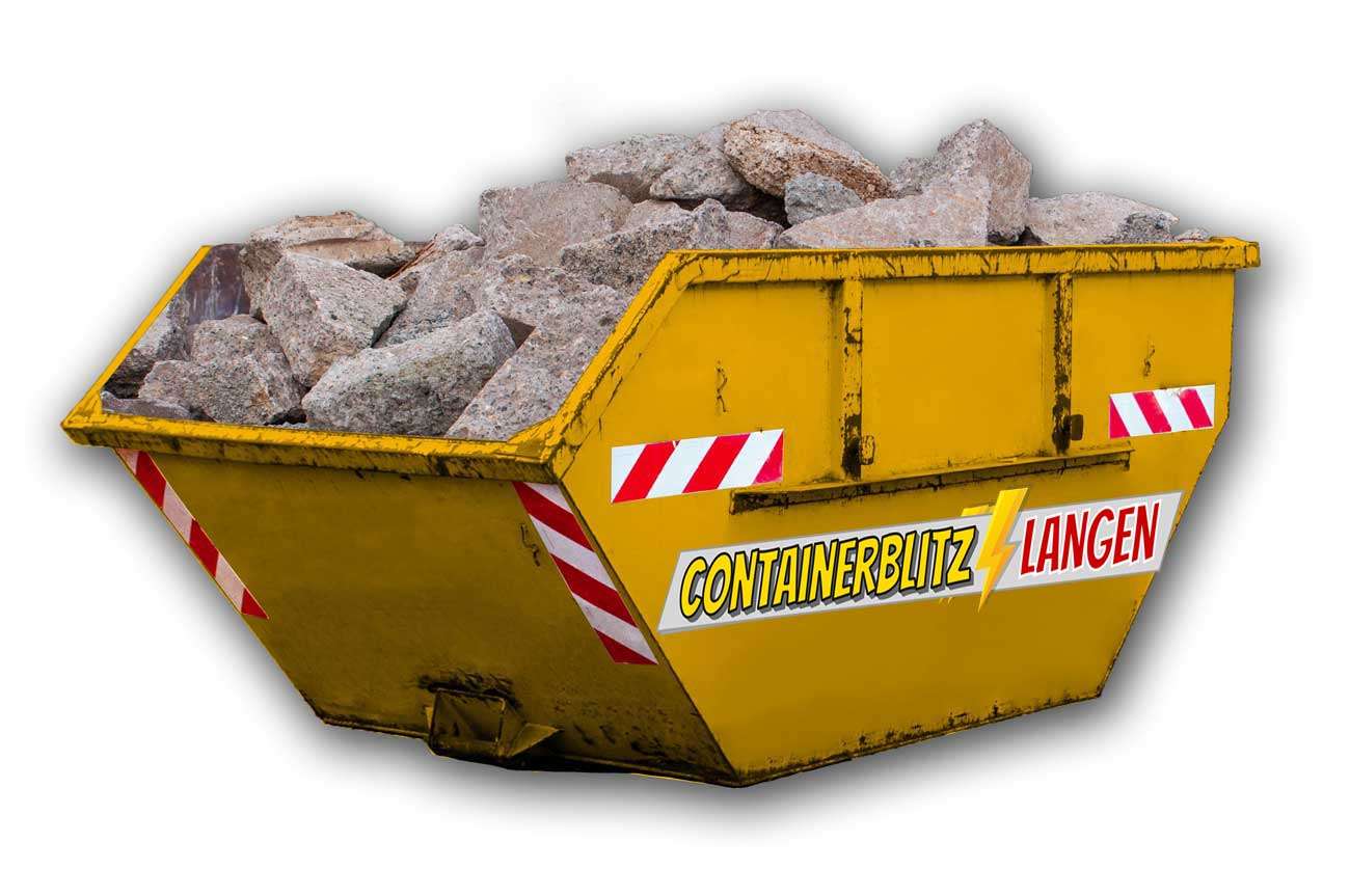 Bauschutt Container inkl. günstiger Entsorgung in Langen und Umgebung.