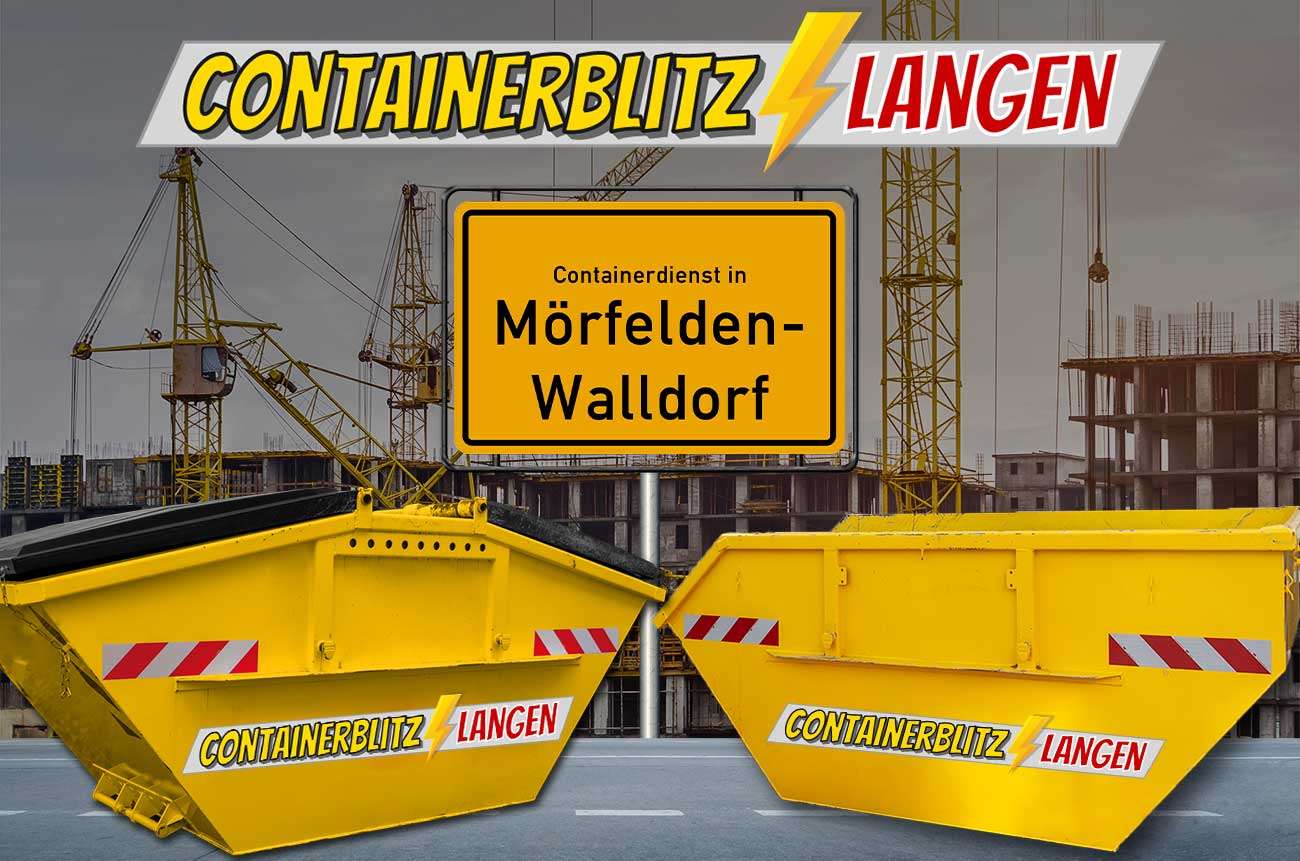 Container für Bauschutt mit und ohne Deckel in Mörfelden-Walldorf
