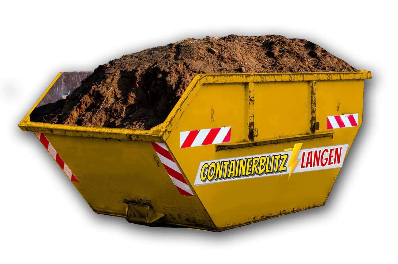 Erde Container inkl. günstiger Entsorgung in Langen und Umgebung.
