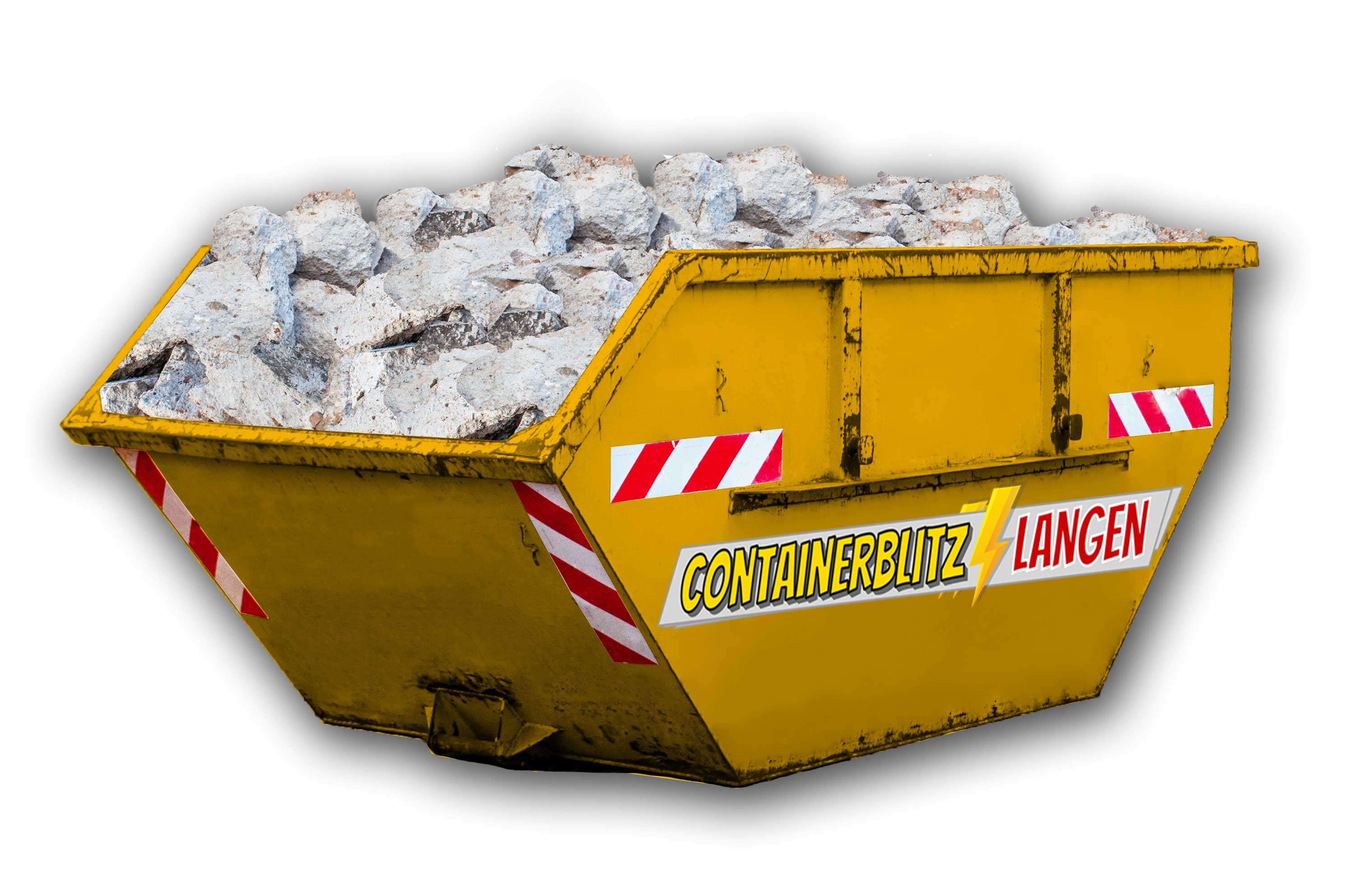 Leichtbaustoffe Container inkl. günstiger Entsorgung in Langen und Umgebung.
