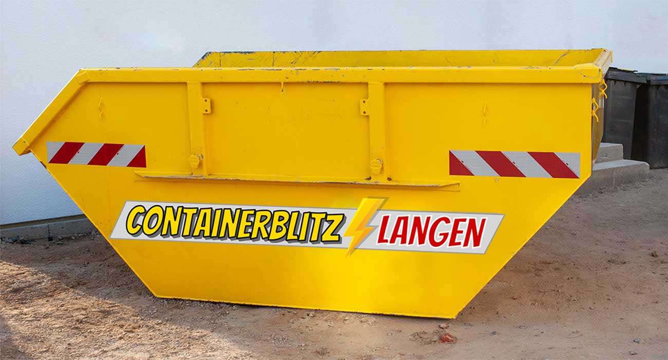 Bauschuttcontainer und Baumischabfall Container inkl. günstiger
              Entsorgung in Langen