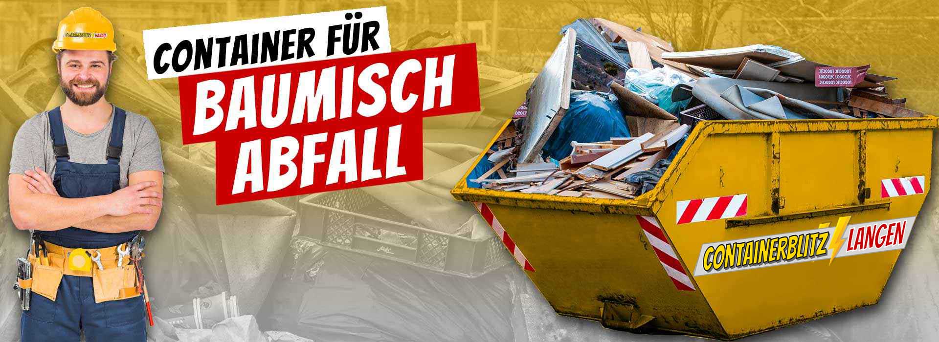 Container für Baumischabfall