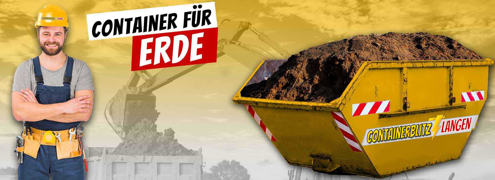 Container für Erde