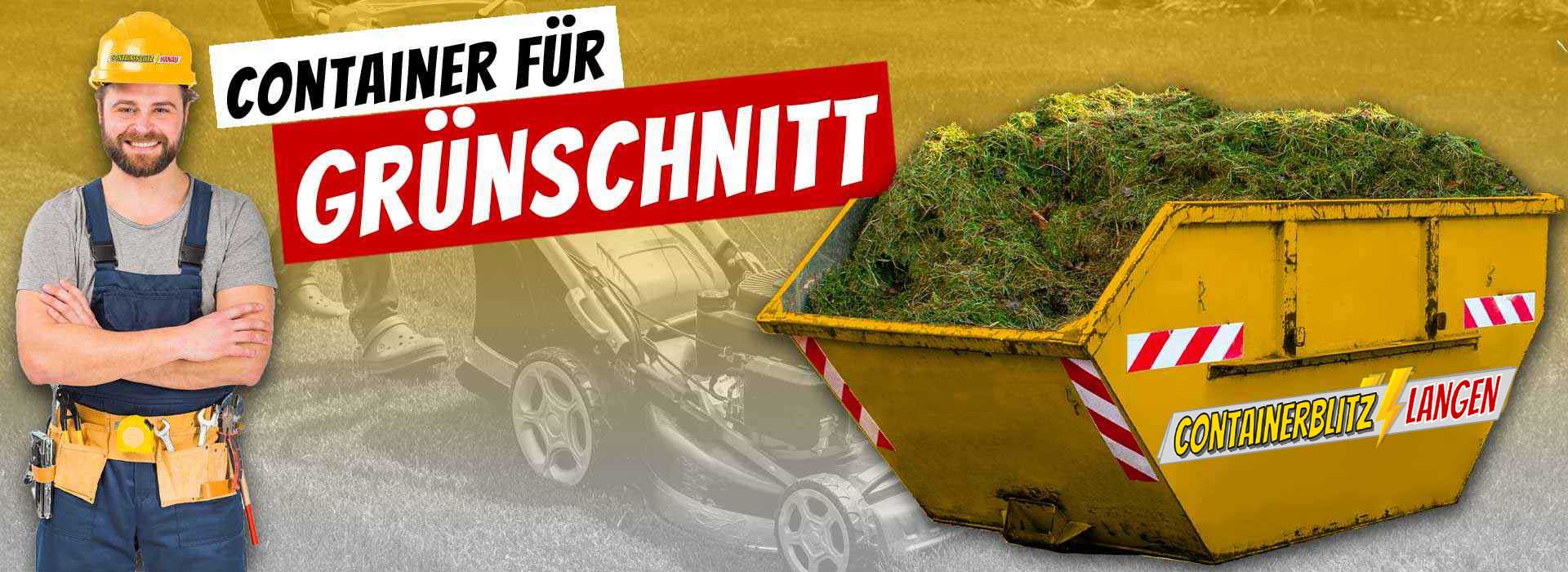 Container für Grünschnitt