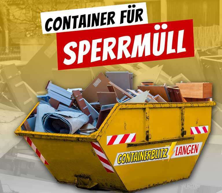 Container für Sperrmüll